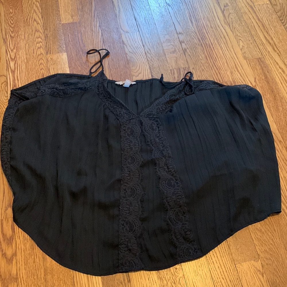 H&M plus 4xl top black